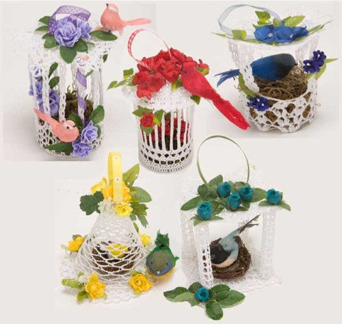Lace Bird Cages Crochet Pattern - Maggie's Crochet