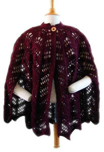 Lacy Ripple Cape Crochet Pattern - Maggie's Crochet