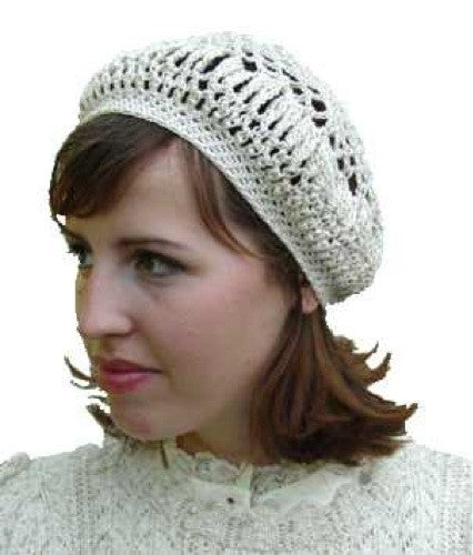 Lacy Beret Crochet Pattern - Maggie's Crochet