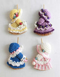 Mini Broom Dolls 1 Crochet Pattern Leaflet - Maggie's Crochet