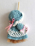Mini Broom Dolls 1 Crochet Pattern Leaflet - Maggie's Crochet