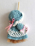 Mini Broom Dolls 1 Crochet Pattern Leaflet - Maggie's Crochet
