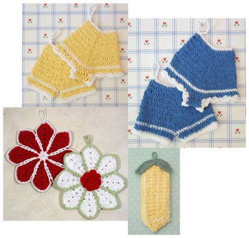 Old Fashioned Potholders Set 1 Crochet Pattern - Maggie's Crochet