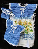 Oven Door Dress, Potholder, and Fridgie Crochet Patterns - Maggie's Crochet