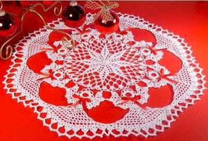 Poinsettia Angel Doily Crochet Pattern - Maggie's Crochet