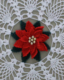 Poinsettia Pineapple Doily Crochet Pattern - Maggie's Crochet