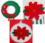 Poinsettia Set Crochet Pattern - Maggie's Crochet