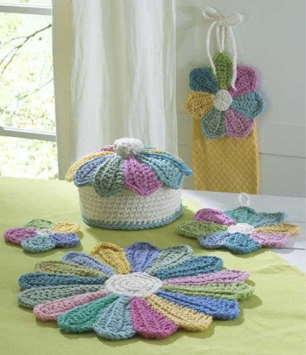 Scrap Fan Kitchen Set Crochet Pattern– Maggie's Crochet
