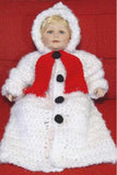 Snowman Baby Bunting Crochet Pattern - Maggie's Crochet