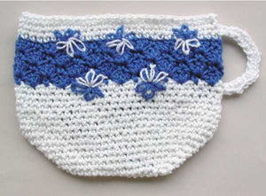 Teacup Potholder Crochet Pattern - Maggie's Crochet
