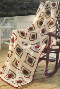 Vintage Rose Afghan Crochet Pattern - Maggie's Crochet