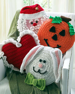 Holiday Pillows Crochet Pattern Set 1 -Crochet on The Double - Maggie's Crochet