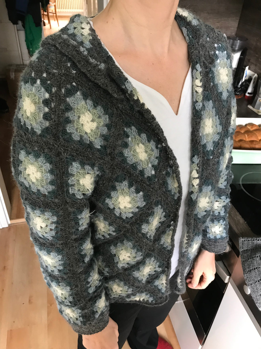 Crochet Granny Square Cardigan Pattern - Maggie's Crochet