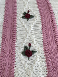 Vintage Diamond Rose Afghan Crochet Pattern