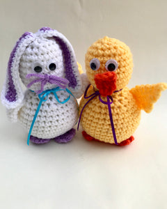 Darla Duck and Bernice Bunny Crochet Pattern - Maggie's Crochet