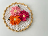 Floral Bouquet of Dishcloths Set 2 Crochet Pattern