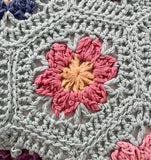 Flower Garden Afghan Crochet Pattern PDF Download