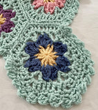 Flower Garden Afghan Crochet Pattern PDF Download