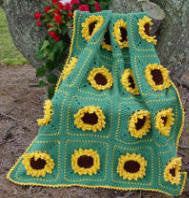 Sunflower Afghan Crochet Pattern - Maggie's Crochet