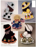 Holiday Broom Dolls 2 Crochet Pattern PDF ONLY - Maggie's Crochet