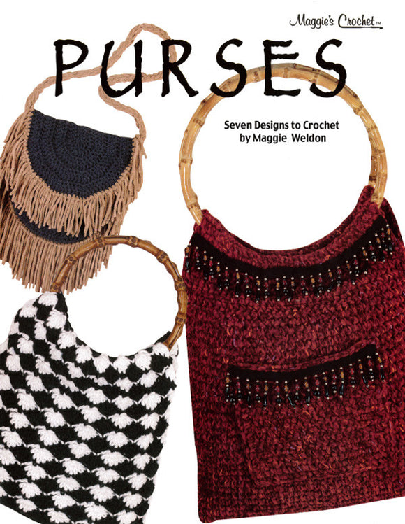 Purses Pattern Leaflet Crochet Pattern - Maggie's Crochet
