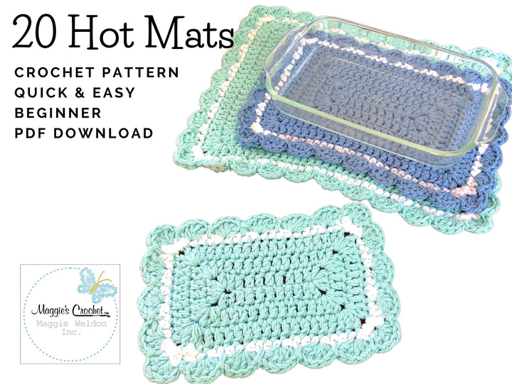20 Hot Pad Crochet Patterns