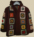 Scrap Granny Hooded Jacket Crochet Pattern