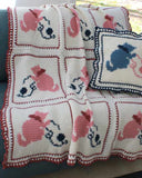 Country Kittens Afghan Crochet  Pattern - Maggie's Crochet