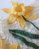 Daffodil Table Topper Crochet Pattern - Maggie's Crochet