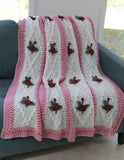 Vintage Diamond Rose Afghan Crochet Pattern - Maggie's Crochet