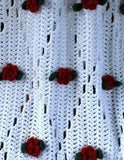 Filet Rose Afghan Crochet Pattern - Maggie's Crochet