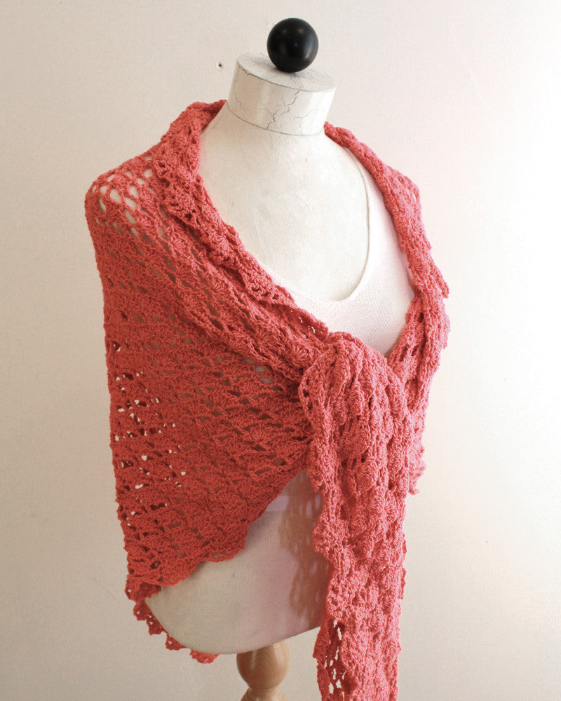 Flamingo Shawl Crochet Pattern - Maggie's Crochet