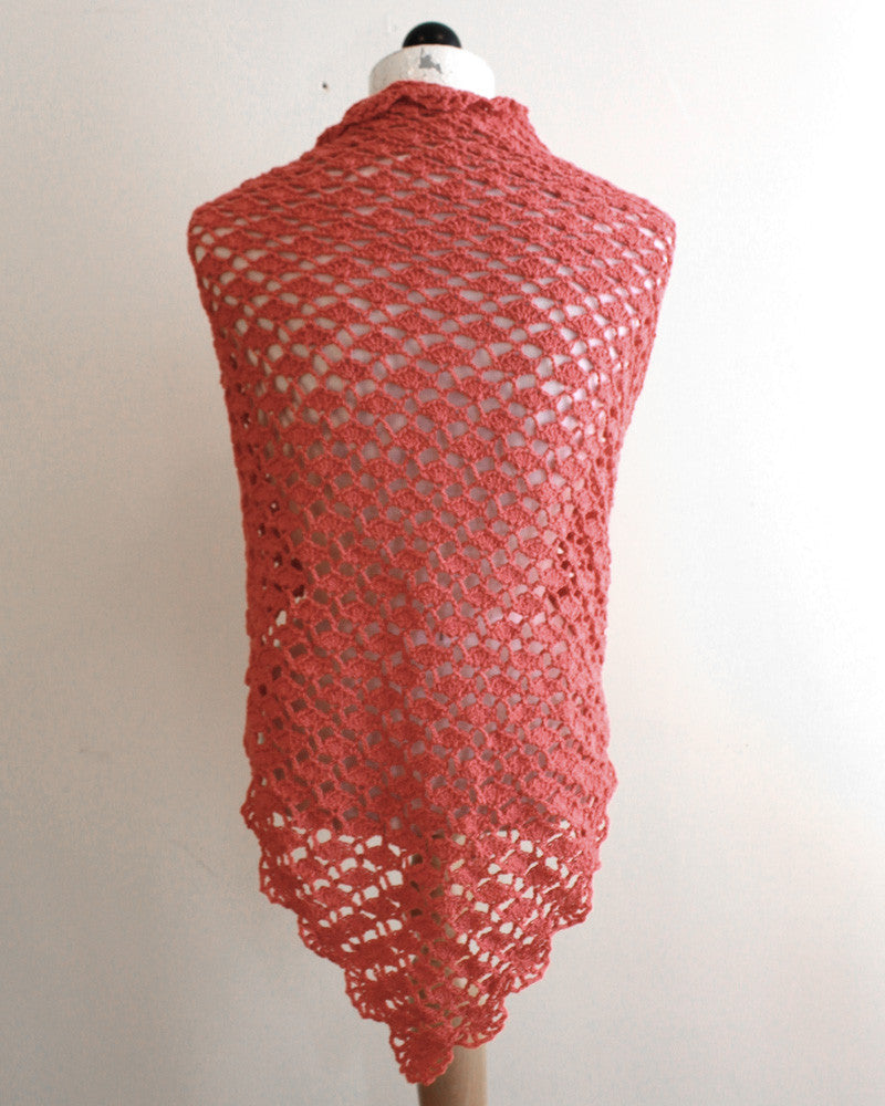 Flamingo Shawl Crochet Pattern - Maggie's Crochet