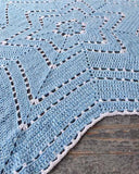 Snowflake Ripple Baby Afghan Crochet Pattern - Maggie's Crochet
