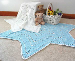 Snowflake Ripple Baby Afghan Crochet Pattern - Maggie's Crochet