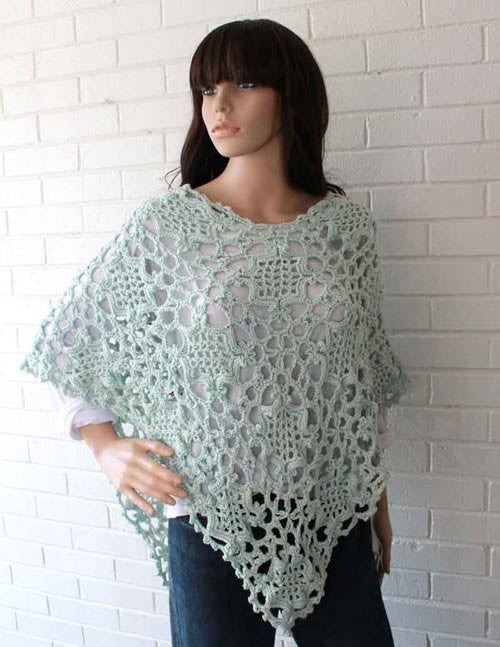 Elegant Poncho Crochet Pattern - Maggie's Crochet