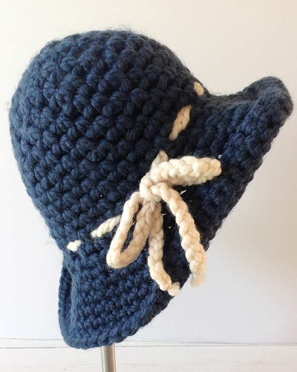 Wool Crusher Hat Crochet Pattern – Maggie's Crochet