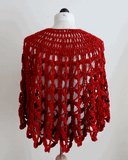 Bordeaux Fashion Cape Crochet Pattern - Maggie's Crochet