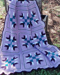 Katie's Favorite Quilt Afghan Pattern - Maggie's Crochet