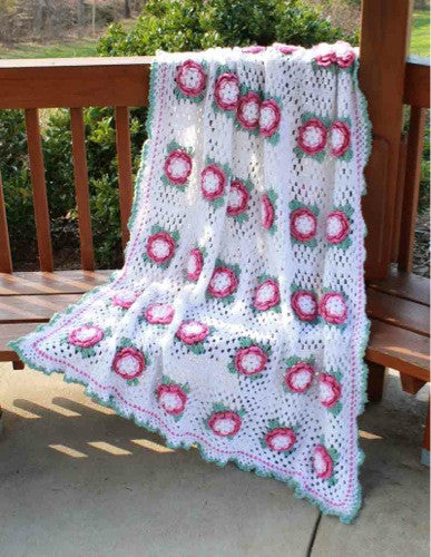 Rose Radiance Afghan Crochet Pattern - Maggie's Crochet