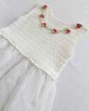 Roses and Lace Sundress for Girls Crochet Pattern - Maggie's Crochet