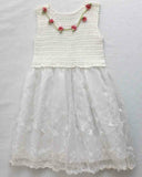 Roses and Lace Sundress for Girls Crochet Pattern - Maggie's Crochet