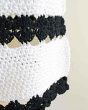 Monochrome Mini Skirt Crochet Pattern - Maggie's Crochet