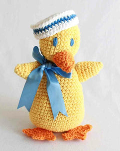 Sailor Duck Toy Crochet Pattern - Maggie's Crochet