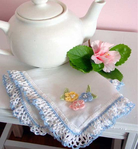 Rose Handkerchief Edgings Crochet Pattern - Maggie's Crochet