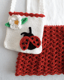 Ladybug T-Shirt Dress and Purse Crochet Pattern - Maggie's Crochet