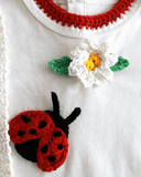 18" Doll Lady Bug T-Shirt Dress, Hat & Purse Crochet Pattern - Maggie's Crochet