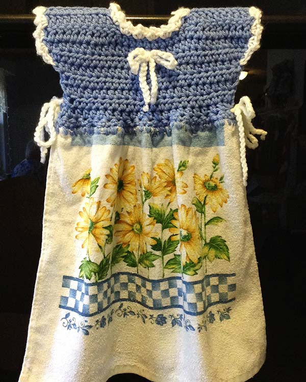 Oven Door Dress, Potholder, and Fridgie Crochet Patterns – Maggie's Crochet