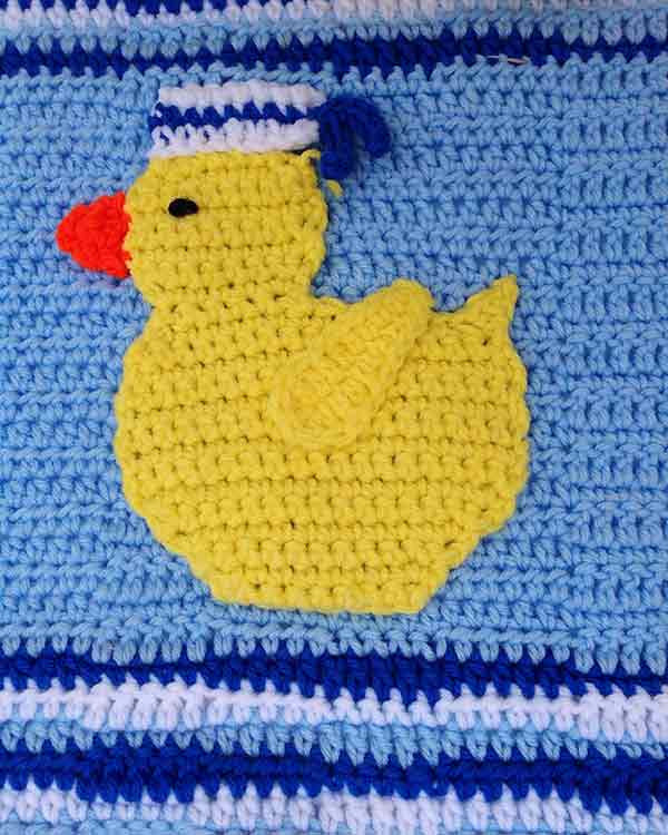 Sailing Duckies Afghan, Pillow and Toy Crochet Patterns - Maggie's Crochet