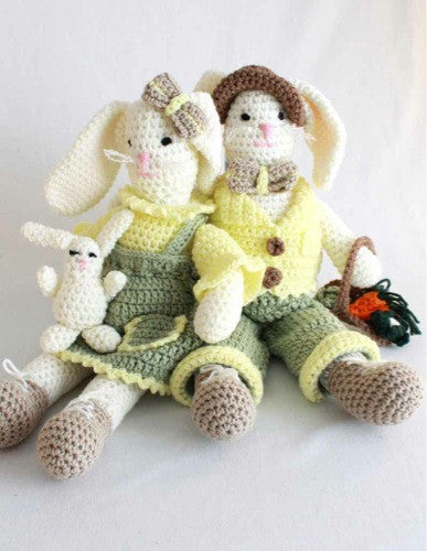 Ernie and Esther Rabbits Crochet Pattern - Maggie's Crochet